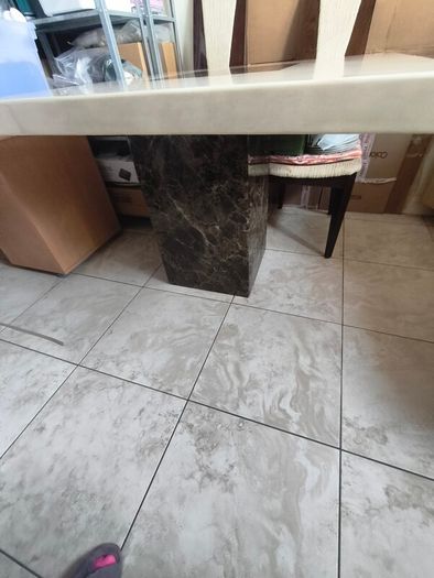 marble table