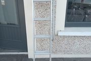Two piece extendable ladder
