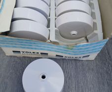 10 White Ceiling Roses