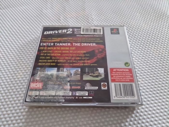 Driver 2  PlayStation1 Ps1 PlayStation2 Ps2 Games Original