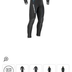 Scubapro definition Steamer 5mm diving wetsuit (L), shoes & Finns (both size 8)