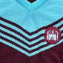 NEW Score Draw retro West Ham United 1976-1980 home knitted sweater  XSmall Image 2