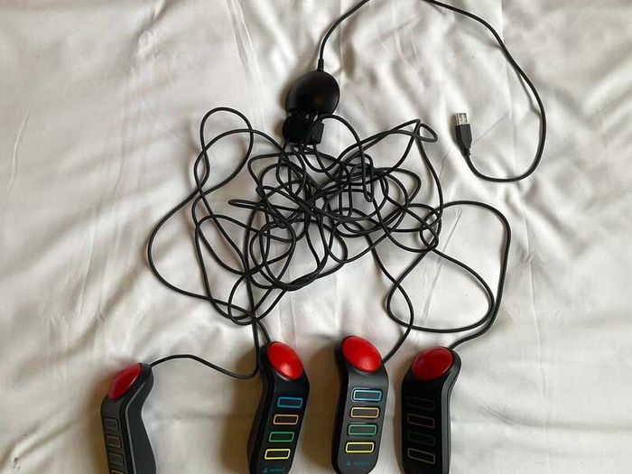 4x Official Buzz! PS2 Quiz Buzzers | SCEH-0005 | Sony/Logitech