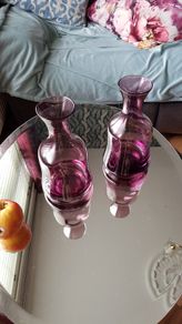 Wine Carafe x 2 Purple