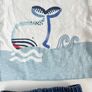 Next Blue Nautical Scene Top and Shorts Baby Set 6-9 Months Image 6