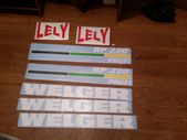 welger rp220 decal sticker set