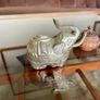 Vintage Cambodian Silvered Elephant Trinket Box Khmer Betel Nut Box Image 3
