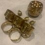 Indian Brass Napkin Rings x8 tea light holder and candle sniffers Image 2