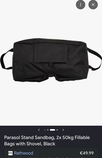 Sand bags for parasol / Gazebo