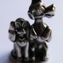 Monopoly Disney Lady & The Tramp Token Gunmetal Replacement Game Part Image 5