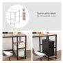 desk, L-shaped computer desk, corner desk with 2 shelves, space-saving office desk in industrial design, gaming, easy setup, Image 4