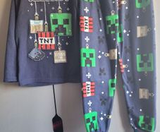 Minecraft Christmas fleece pyjamas