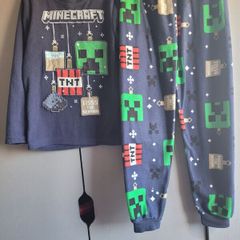 Minecraft Christmas fleece pyjamas