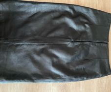 river island pencil real leather skirt