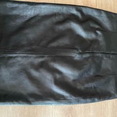 river island pencil real leather skirt