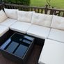 Luxury Rattan Garden Corner Sofa with Table Image 5
