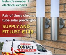 Chrome Outdoor Lights