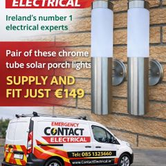 Chrome Outdoor Lights