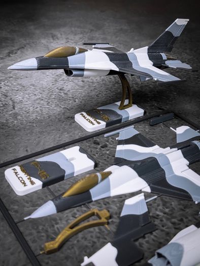 F-16 Fighting Falcon 3D Printed (Free Postage)