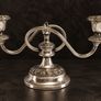 Vintage English Silver-Plated Two-Arm Candelabra Image 2