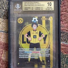 One Piece x BVB Monkey D. Luffy Promo BGS 10 Pristine