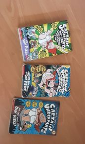 3 Captain UnderPants Books