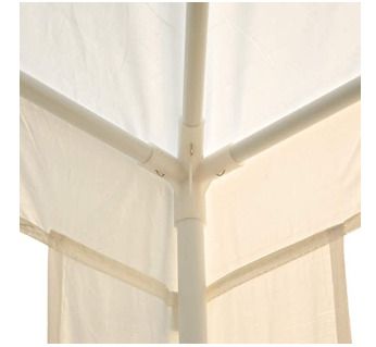 2.7m x 2.7m Garden Heavy Duty Gazebo Marquee Party Tent Wedding Canopy Outdoor(White)