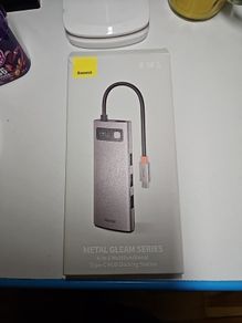 Baseus Metal Gleam Series 6-in-1 Multifunctional Type-C HUB Docking Station Gray
