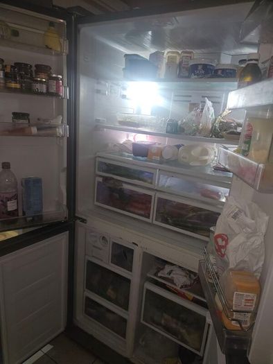 fridge and freezer