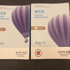 Kaplan ACCA Financial Reporting Study kit and Exam kit
