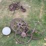 Selection of iron wheels and cogs Image 5