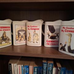 Selection of Guinness pub jugs. 25 euro each.