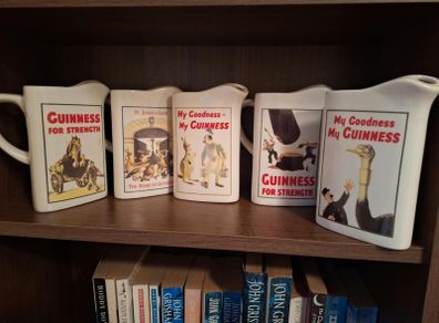 Selection of Guinness pub jugs. 25 euro each.