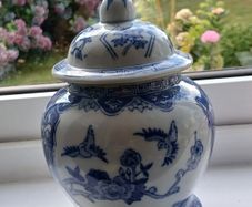 Small Chinese Blue and White Ginger Jar