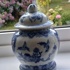 Small Chinese Blue and White Ginger Jar