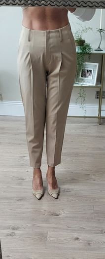 CAMBIO Kate tan cigarette style pants Sz 10UK - Bnwot -Rrp 159.90
