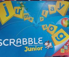 Scramble Junior board game aged 6 plus. 2 levels of play.
