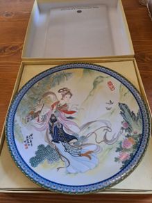 Vintage Geisha girl Wall plate