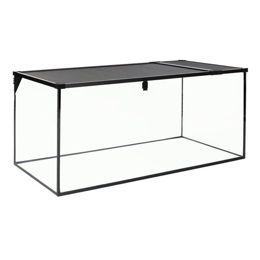 Glass Terrarium with Sliding Net