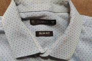 Men's Long sleeve light blue Shirt size M