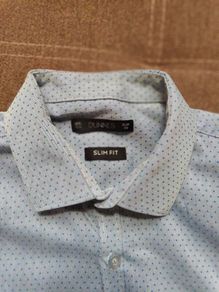 Men's Long sleeve light blue Shirt size M