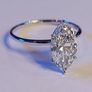 14k Gold ring with 2ct Lab-Grown Diamond cerified by IGI and Laser inscripted Image 2