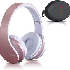 MULTIPLE COLOURS AVAILABLE Wireless Bluetooth Headphones Over Ear, Hi-Fi Stereo Headset with Deep Bass, Foldable and Lightweight, Wired and Wireless Modes Built in Mic for Cell Phones