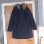 Primark  Navy Padded Coat With Hood.  S. 14. Image 2