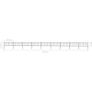 Garden Fence with Spear Top Steel 15.3x0.8 m Black Image 5