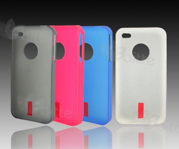 20X Iphone 4 4g 4S Tpu Case Cover Silicone Protector+ 20X Free Screen Protector (Wholesale)