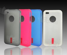 20X Iphone 4 4g 4S Tpu Case Cover Silicone Protector+ 20X Free Screen Protector (Wholesale)