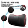 Brand New Memory Foam Car Neck Pillow 2-Pack Leather Cover Neck Support. Image 4