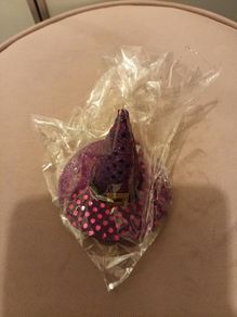 Spooky witches hat hair clip