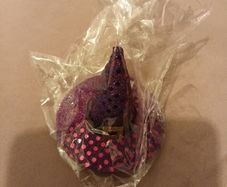 Spooky witches hat hair clip